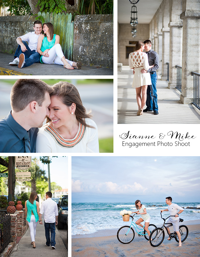 Engagement Photo Shoot Collage